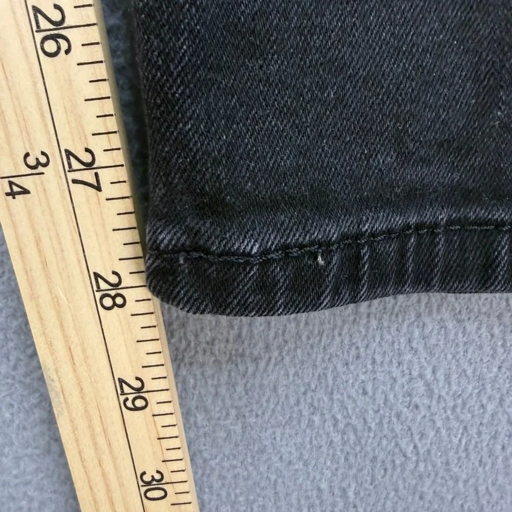 Levi's Jeans Men 36 (FIT 36x28)‎ Black 502 Regular Taper Stretch Denim Pants